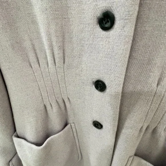 REBECCA TAYLOR {8} Lilac Melton Coat Wool - Picture 4 of 7